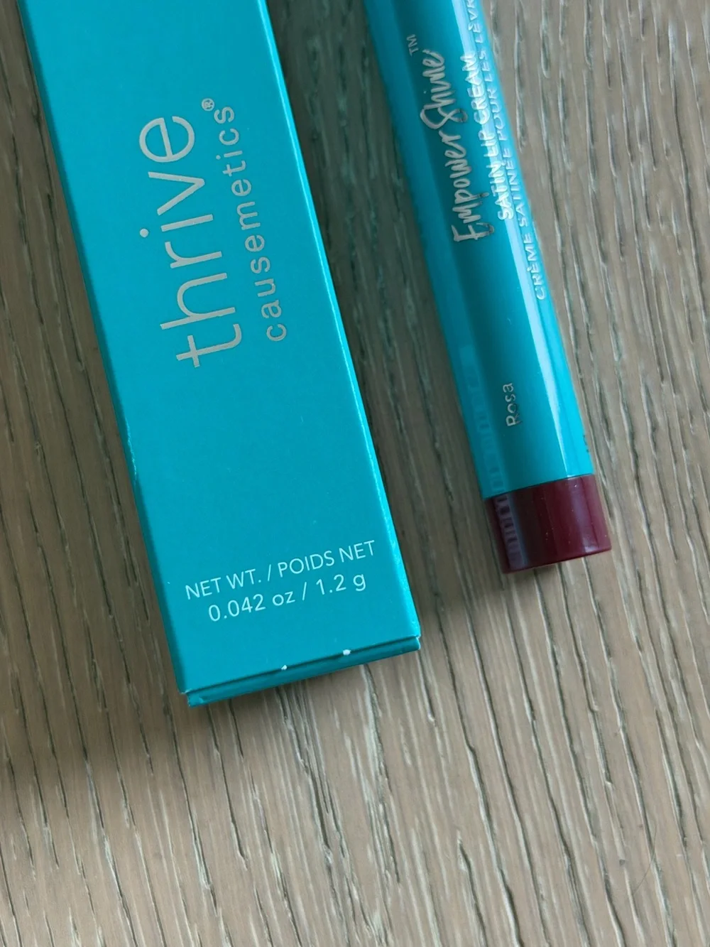 Thrive Causemetics Empowershine Satin Lip Cream - Rosa